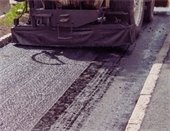 roadway being resurfaced