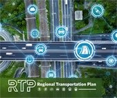 transportation system graphic with overlay text 