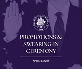 purple graphic with transparent photo of man with suit and tie holding right hand and overlay text