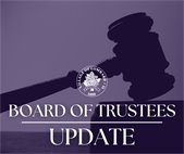 purple graphic with transparent photo of gavel and overlay text 