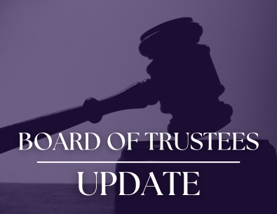 purple graphic with gavel in background and overlay text 