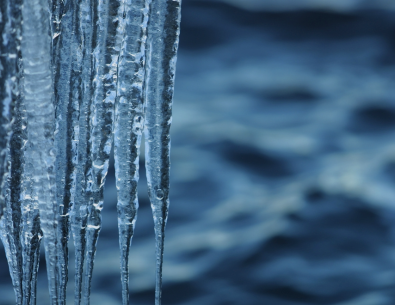 photo of frozen water 