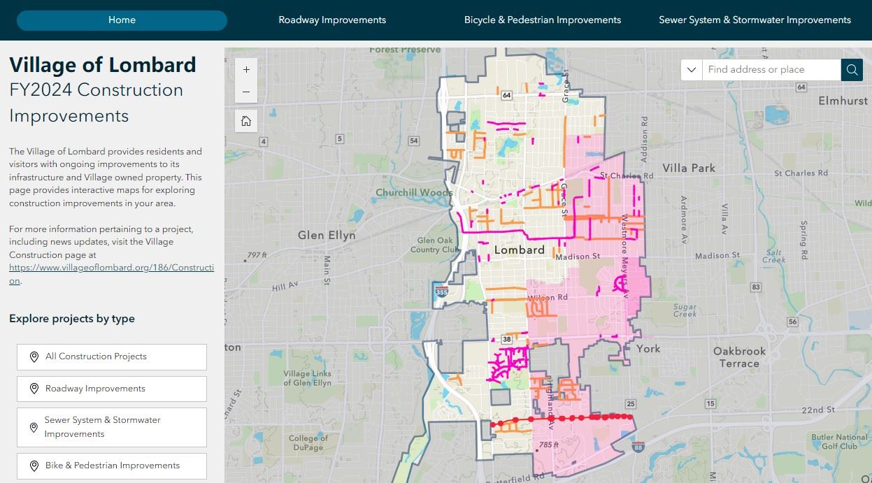 2024 Construction Map